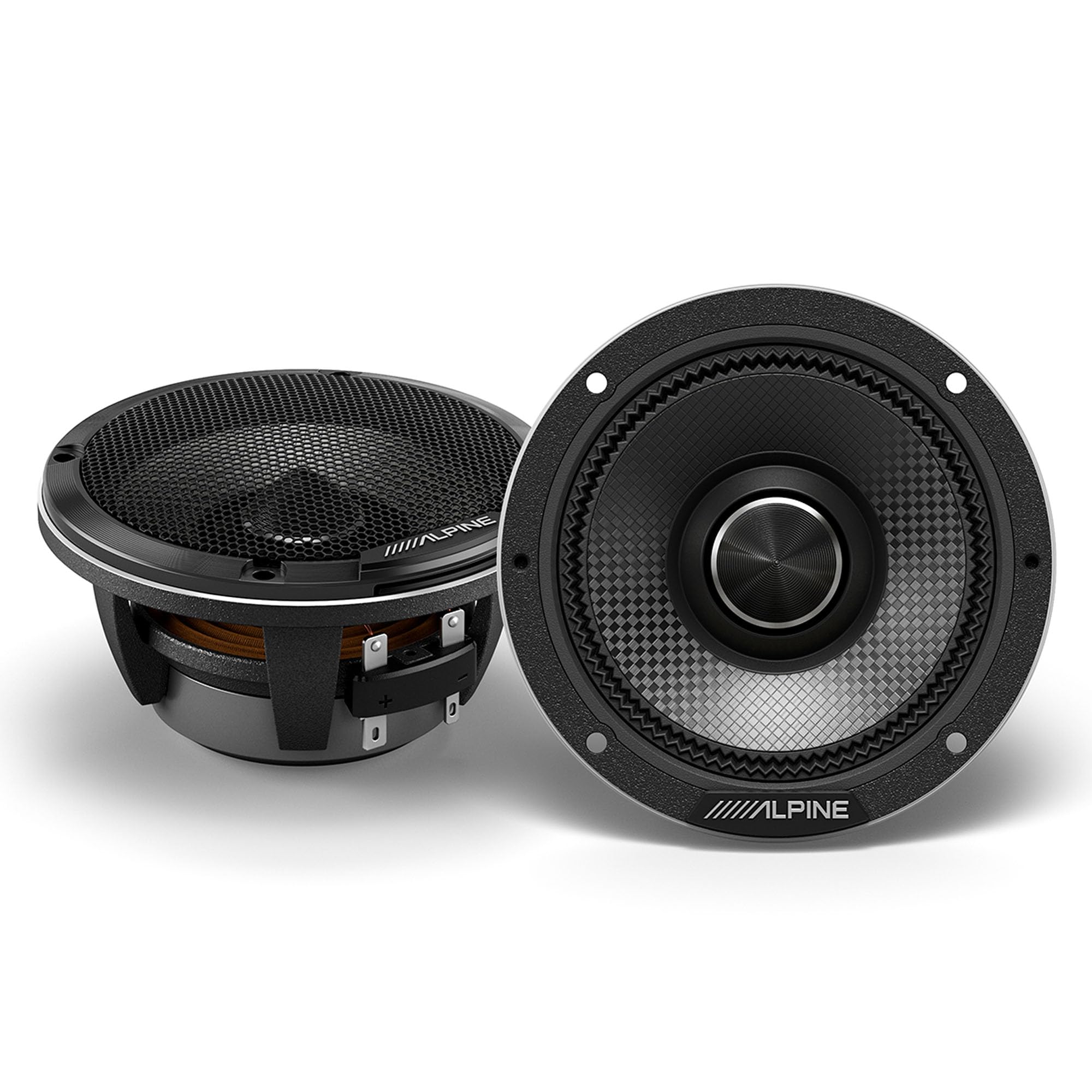 6.5-Inch 3-Way Component Speakers with 4-Channel Amplifier Bundle