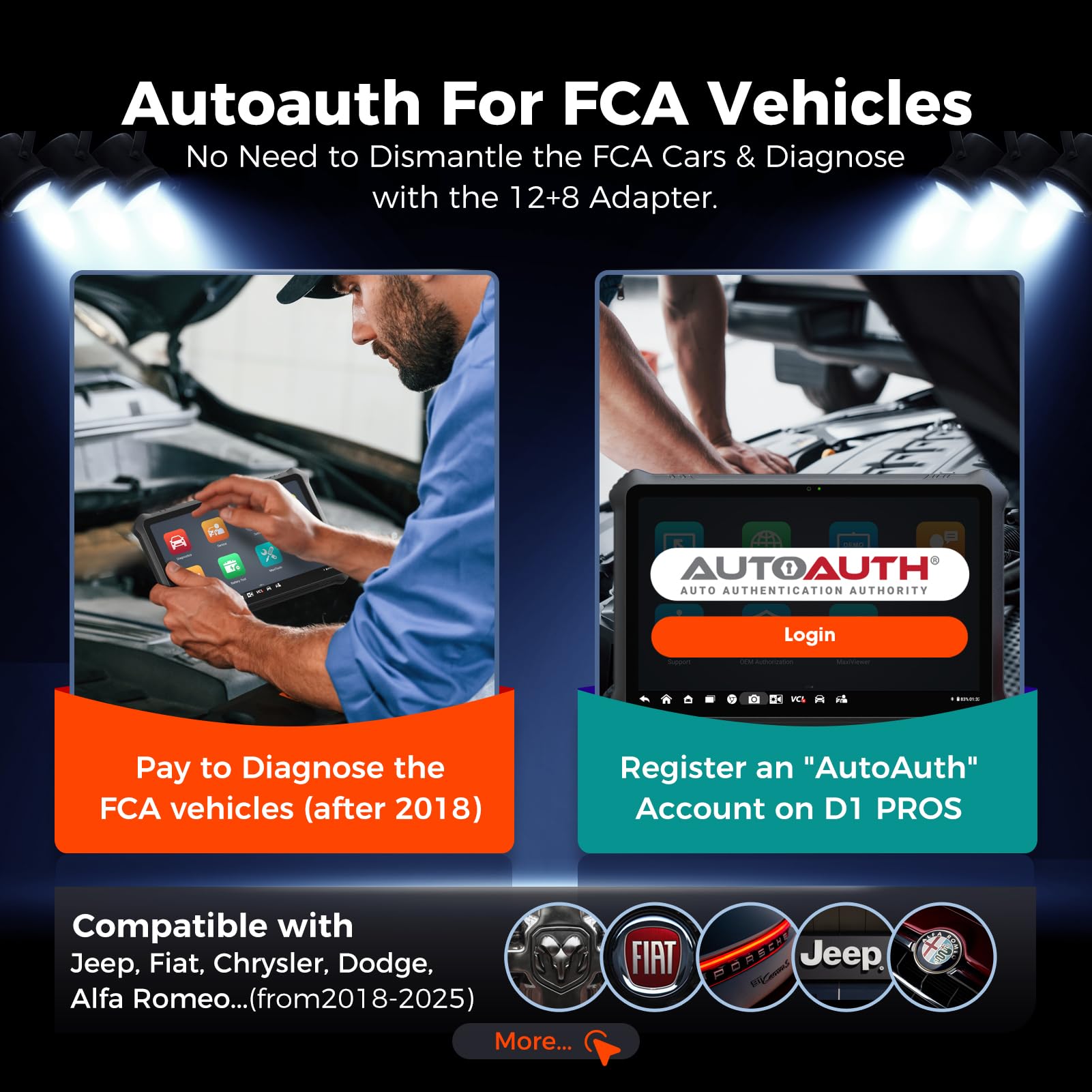 J2534 Bidirectional OBD2 Diagnostic Scanner with ECU Coding and 40+ Services