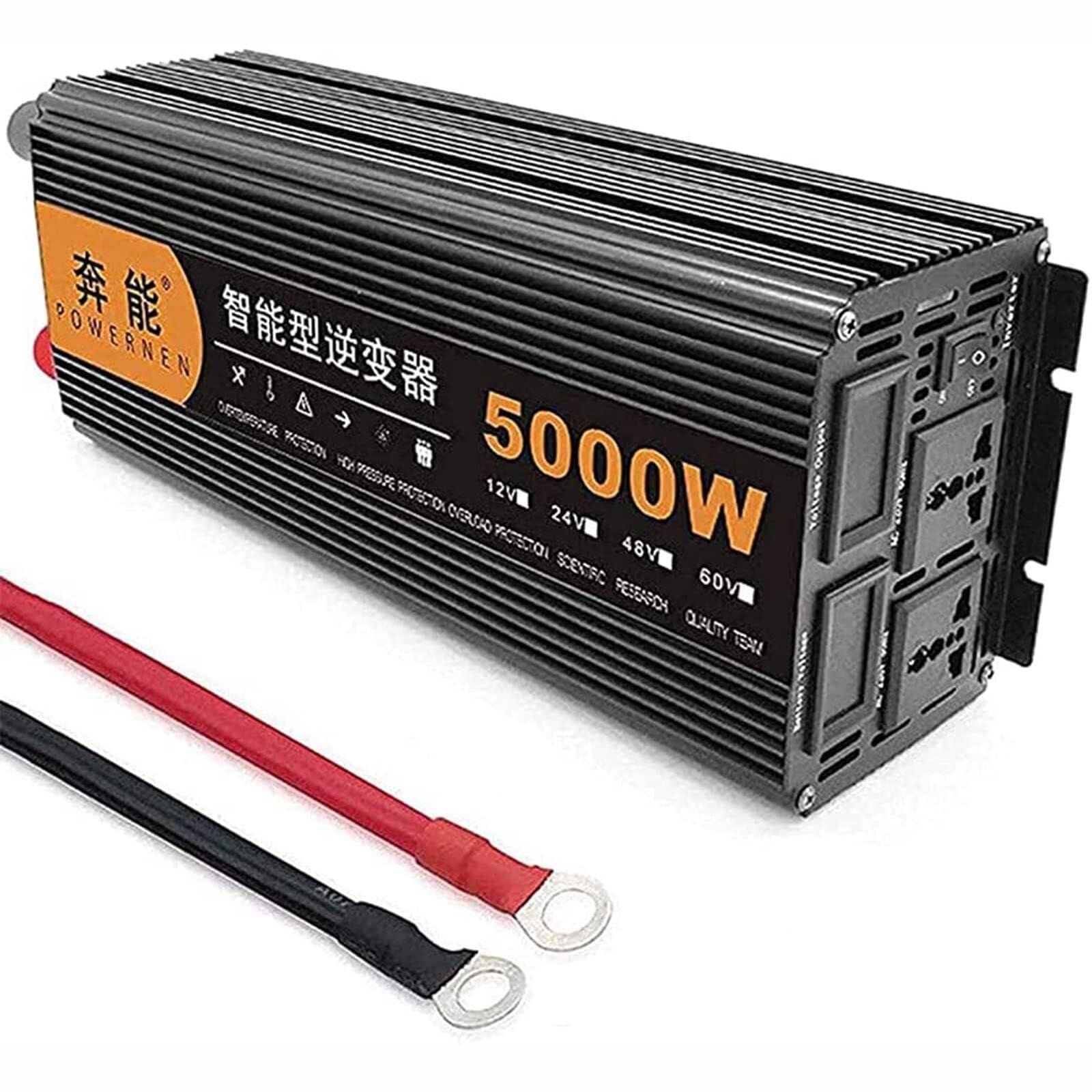 Pure Sine Wave Power Inverter 12V 24V to 110V 220V