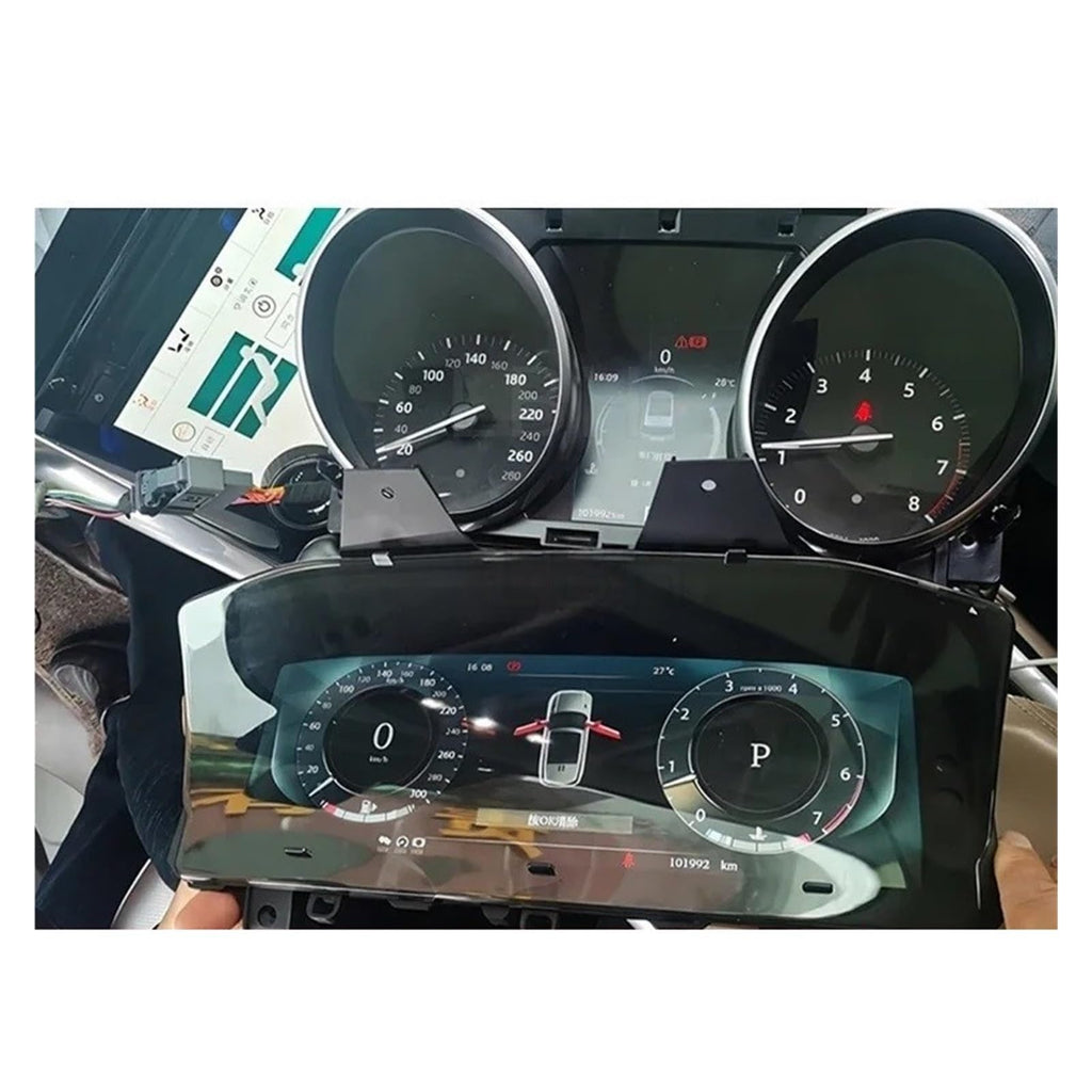 LCD Digital Instrument Cluster for Jaguar XE with HUD Display