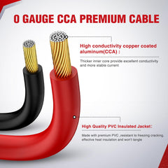 Heavy-Duty Battery Jumper Cables with Carrying Bag