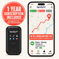 Portable GPS Tracker with 1-Year Subscription