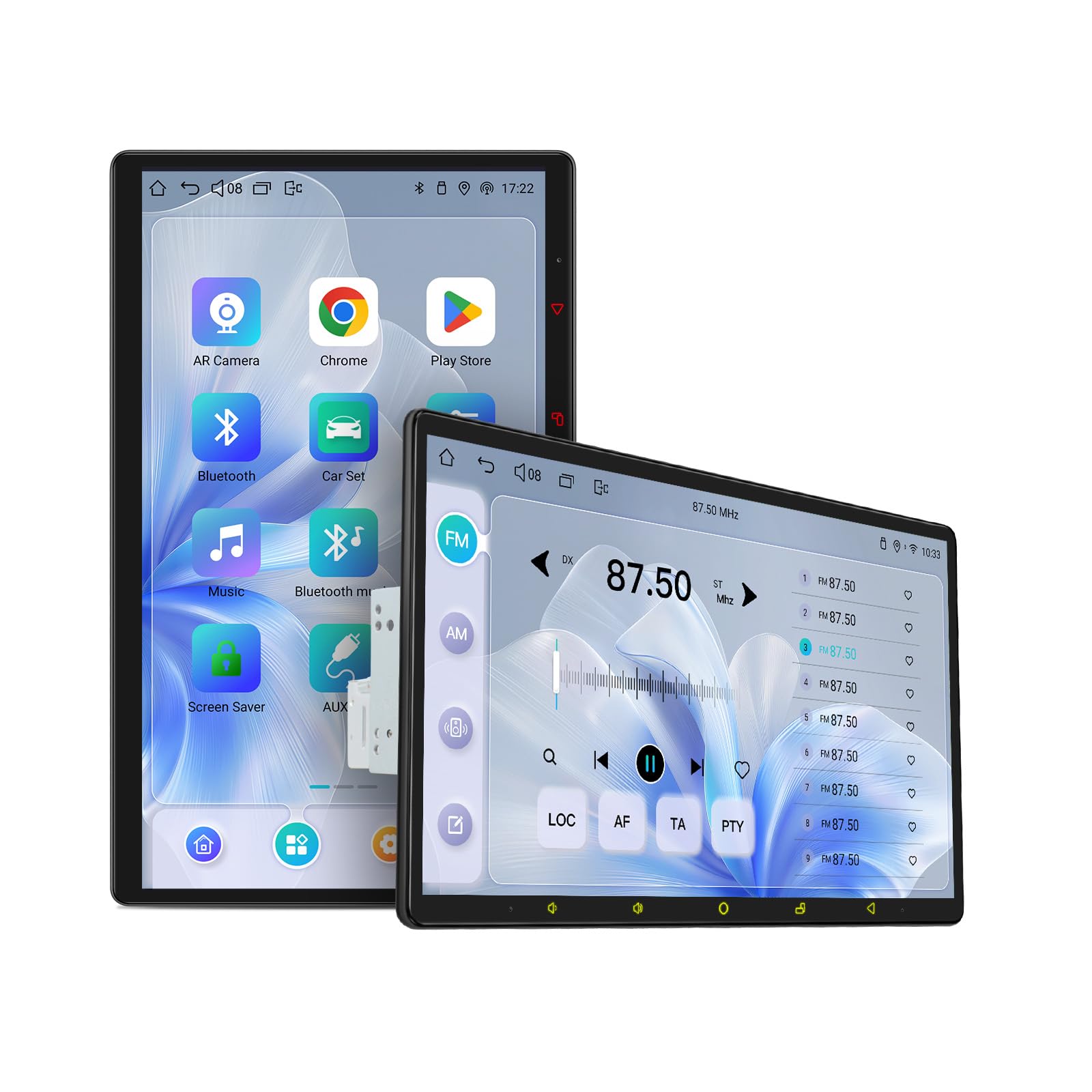 15.1-Inch Android 13 Double DIN Car Stereo with CarPlay Android Auto