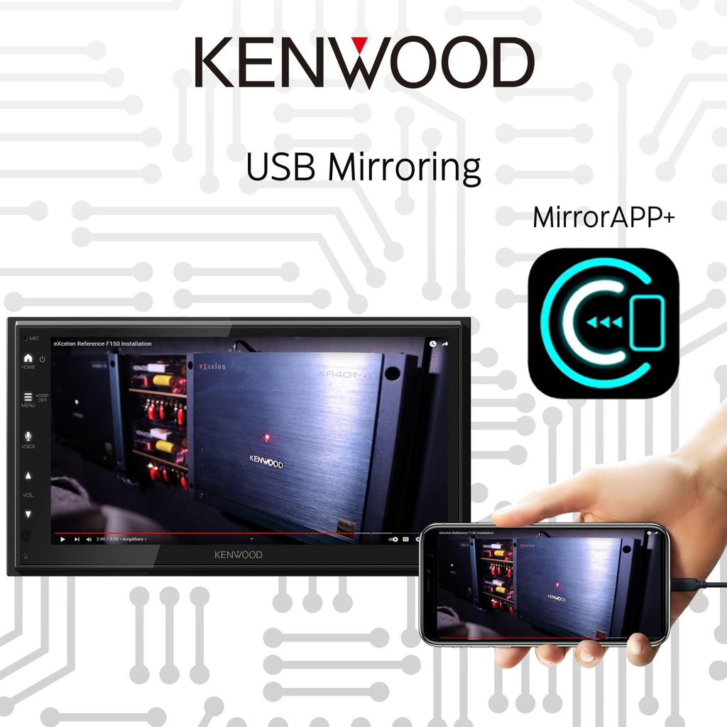 6.8-Inch Car Stereo with CarPlay Android Auto Bluetooth