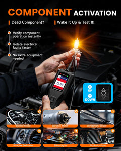 ANCEL AD410 Enhanced OBD2 Scanner + ANCEL PB100 Automotive Power Circuit Probe