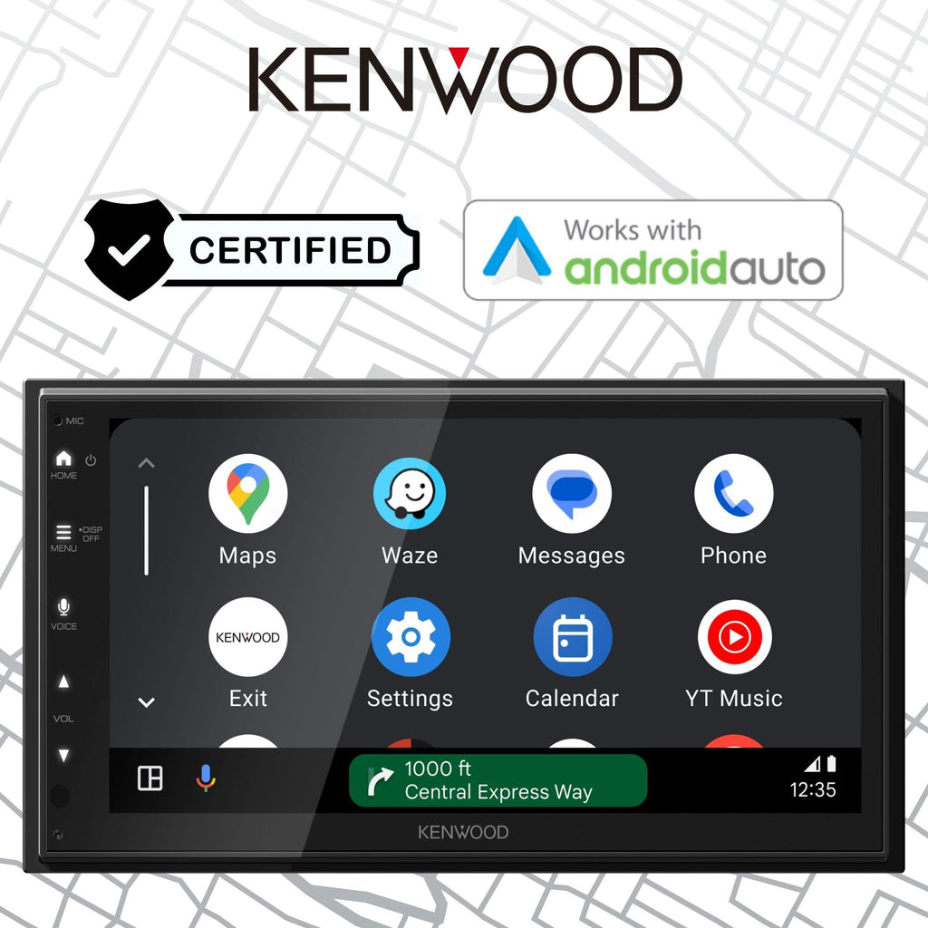 6.8-Inch Car Stereo with CarPlay Android Auto Bluetooth