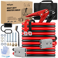 Heavy-Duty Battery Jumper Cables with Carrying Bag