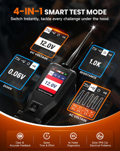 ANCEL AD410 Enhanced OBD2 Scanner + ANCEL PB100 Automotive Power Circuit Probe