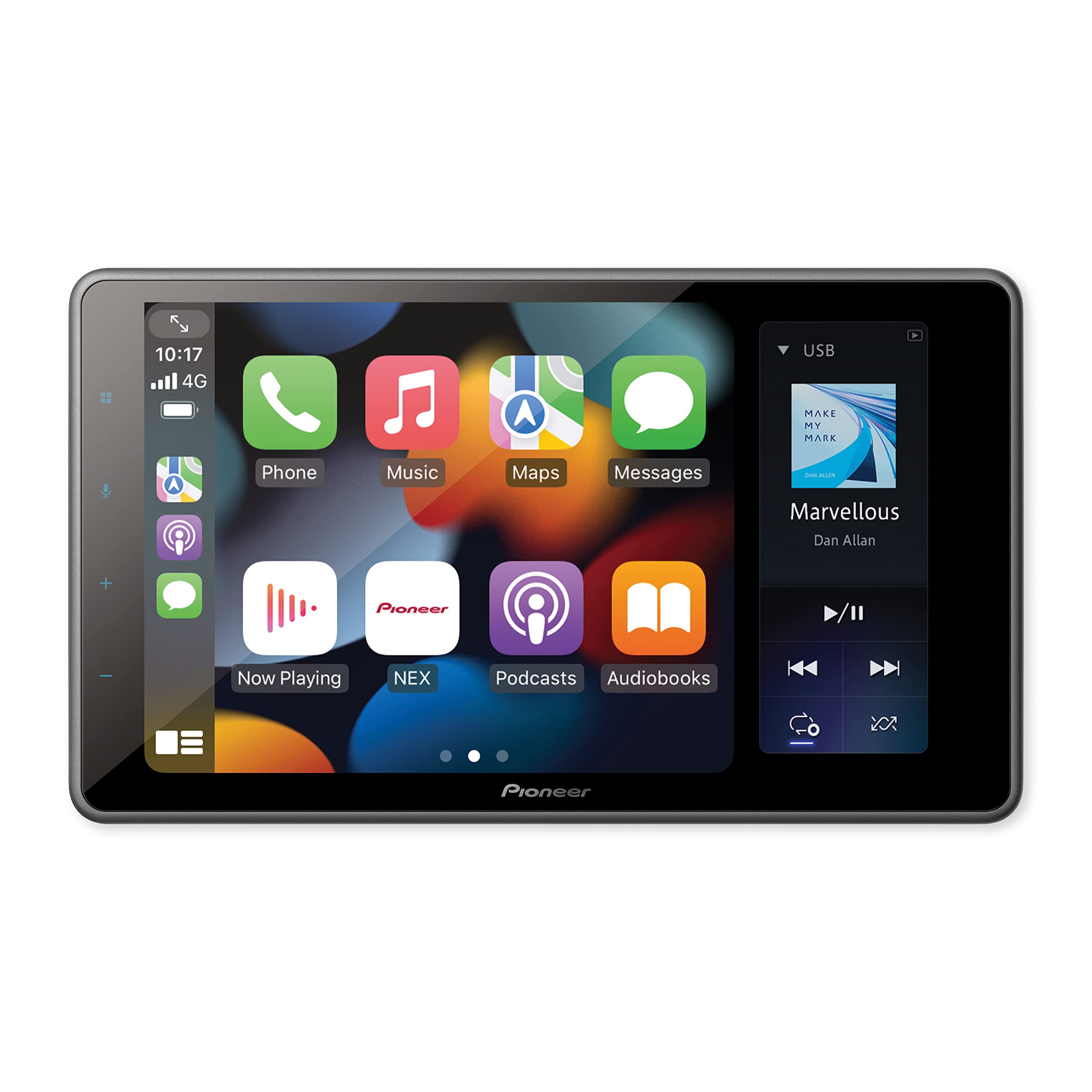 9-Inch Floating Multimedia Receiver with CarPlay Android Auto Bluetooth