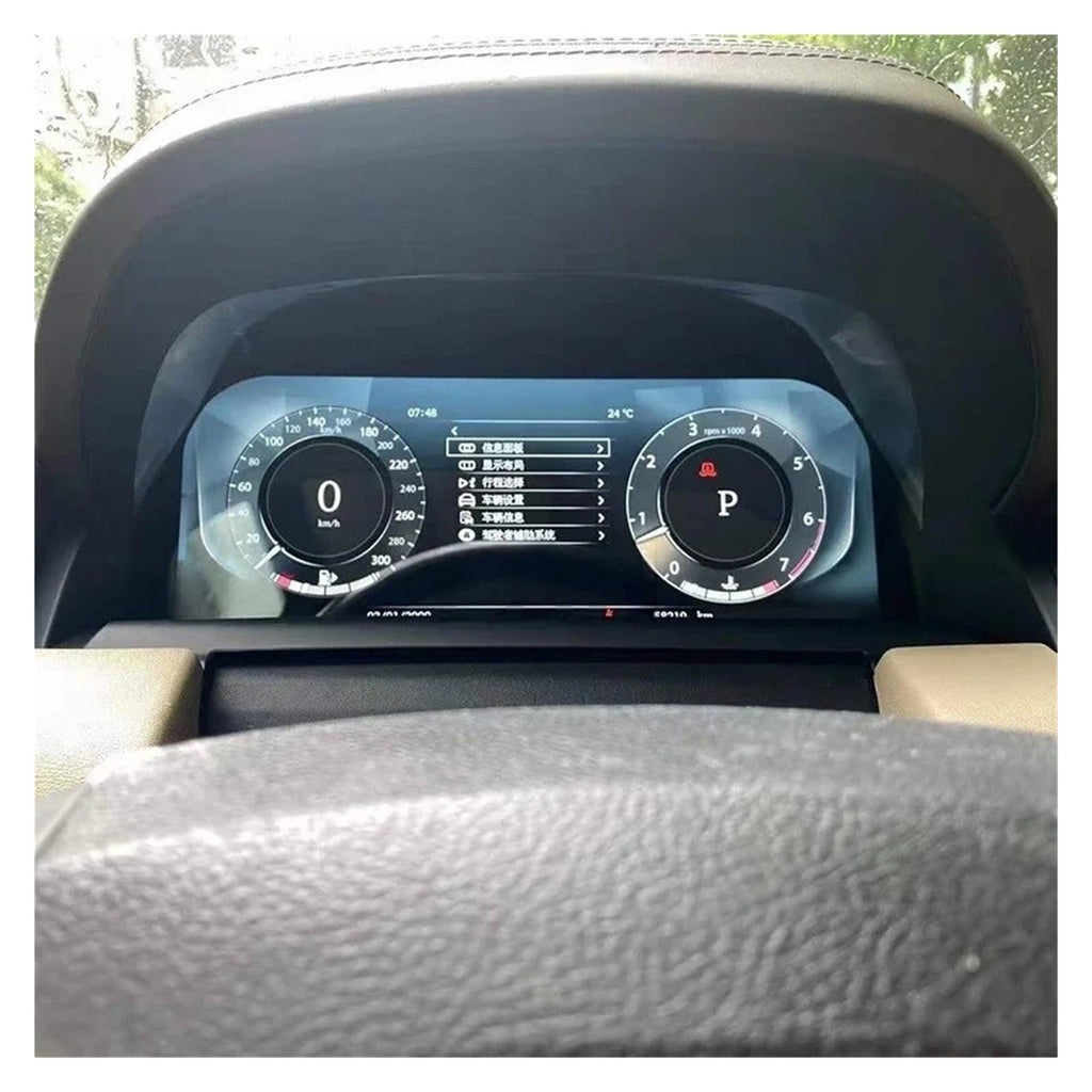 LCD Digital Instrument Cluster for Jaguar XE with HUD Display