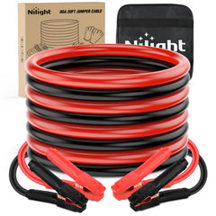 Heavy-Duty Battery Jumper Cables with Carrying Bag