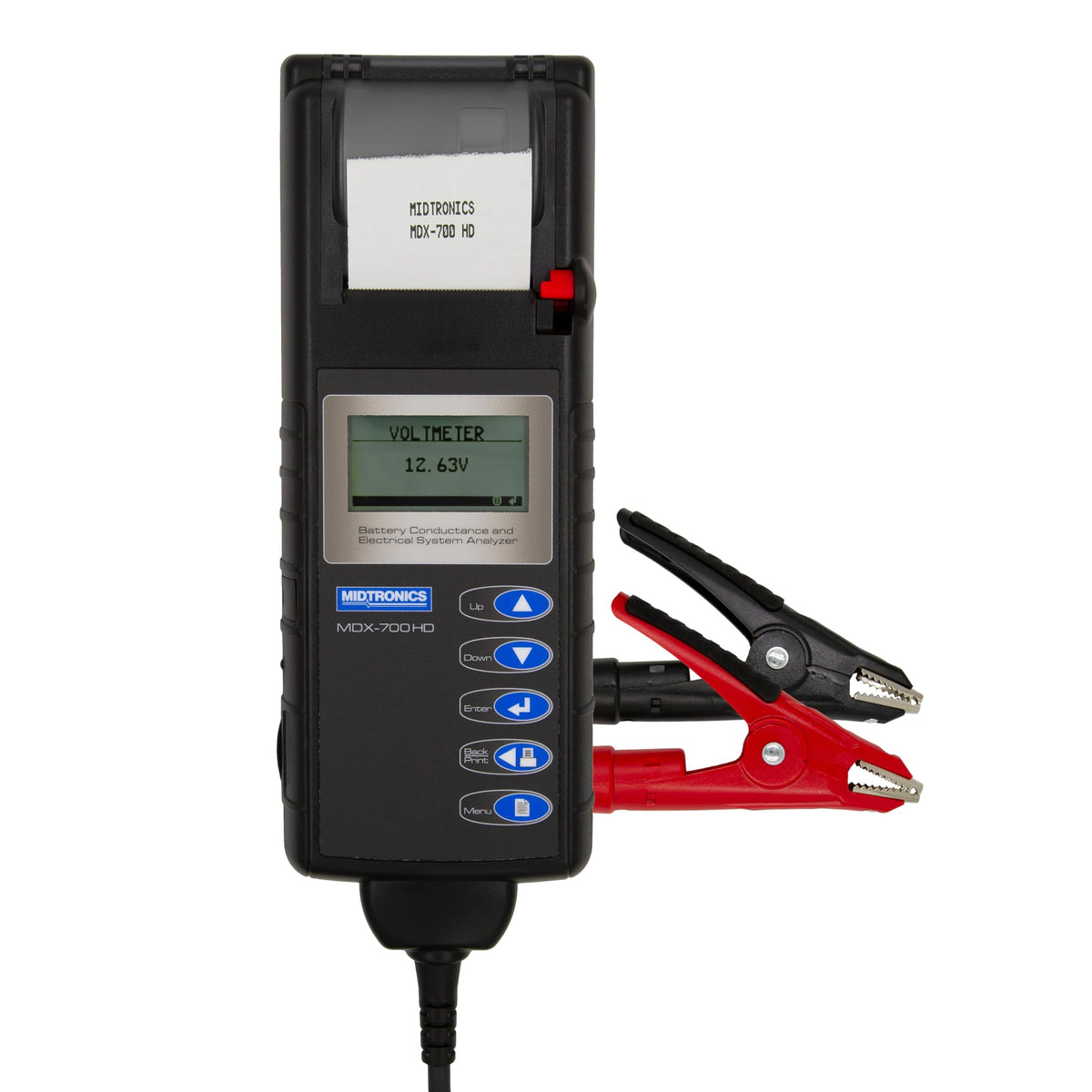 6V 12V Heavy-Duty Battery and Electrical System Analyzer with Printer
