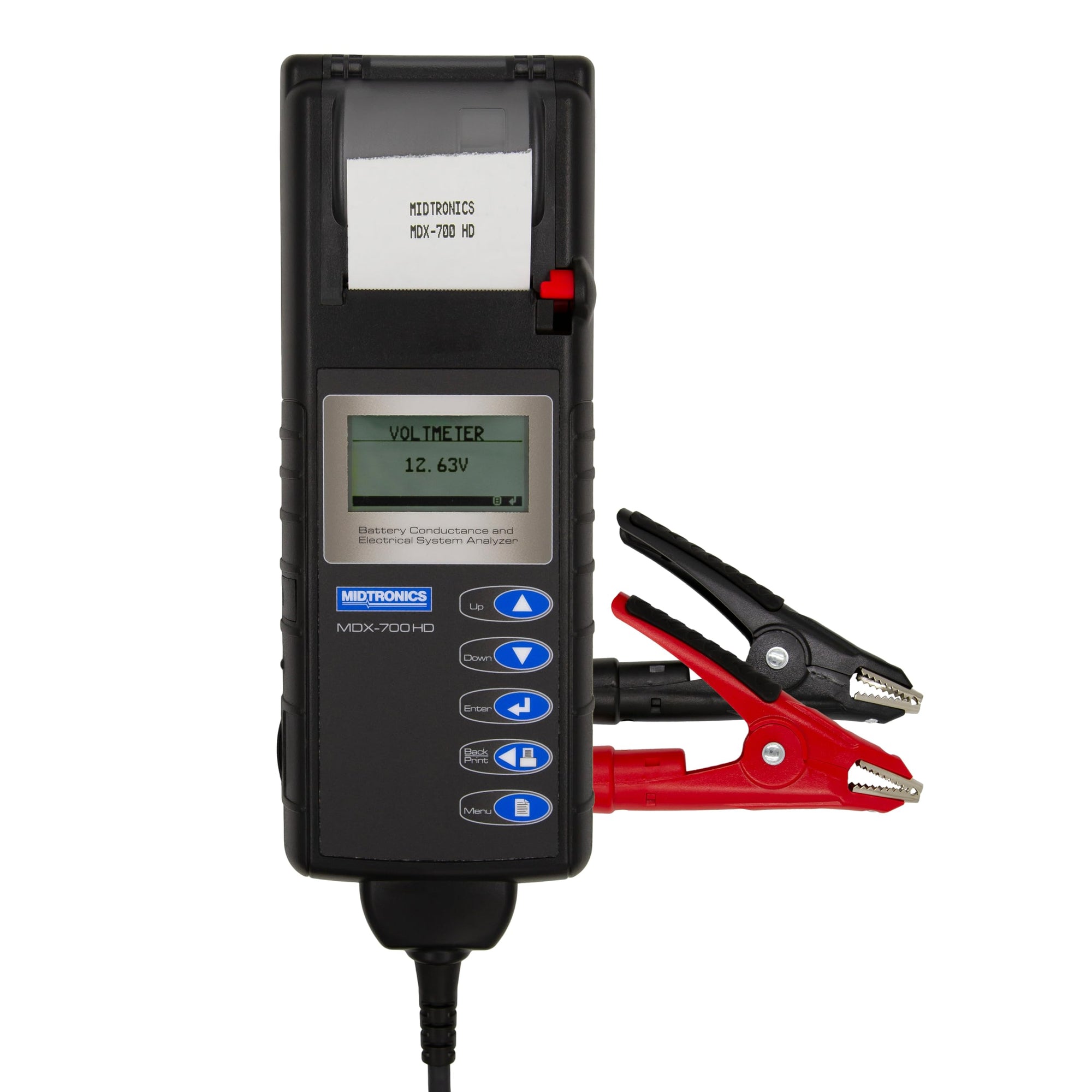6V 12V Heavy-Duty Battery and Electrical System Analyzer with Printer