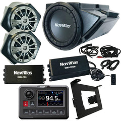 Waterproof Digital Media Receiver with 6.5-Inch Speakers 10-Inch Subwoofer and Amplifiers
