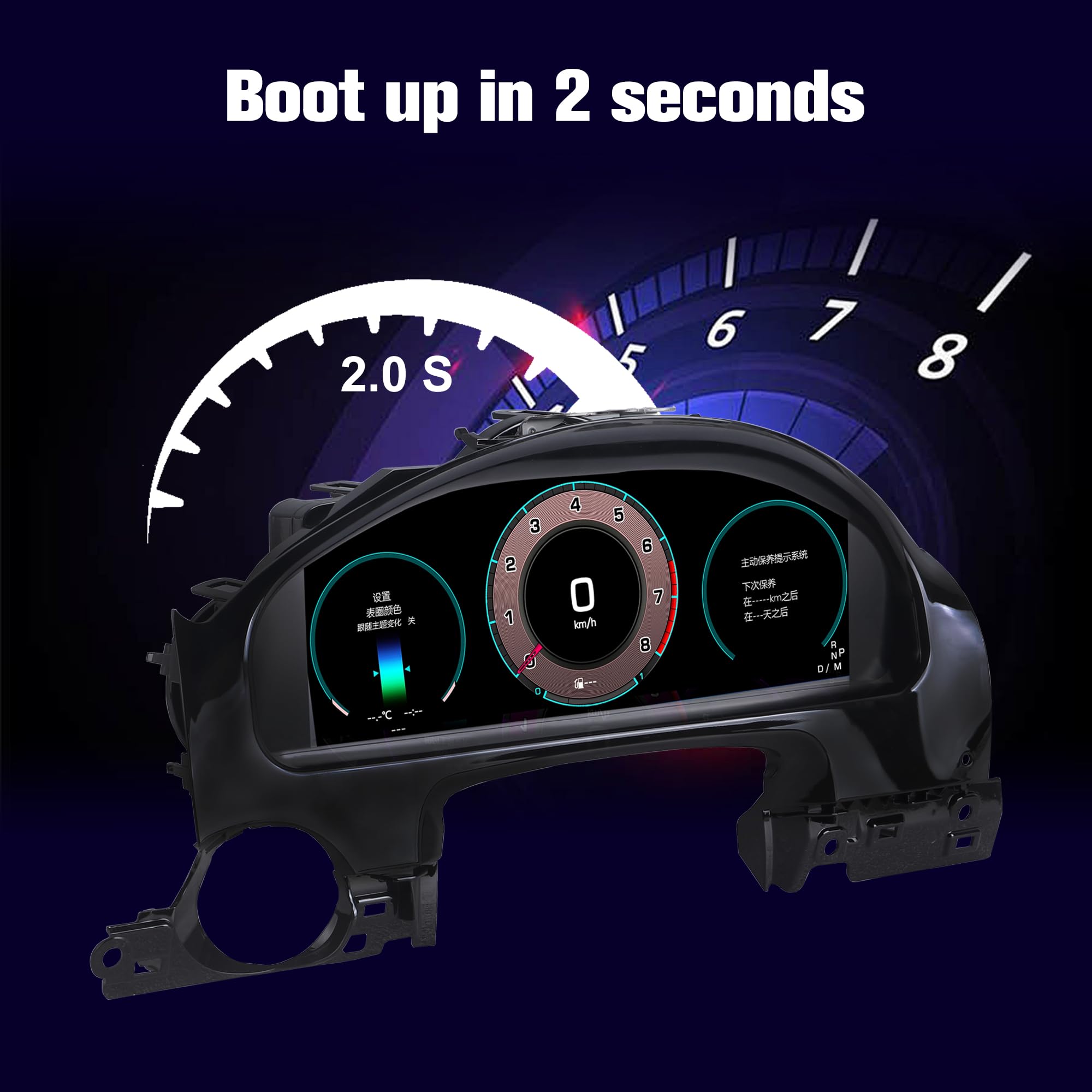 12.3 Inch Digital Instrument Cluster for Porsche Cayenne 2011-2017