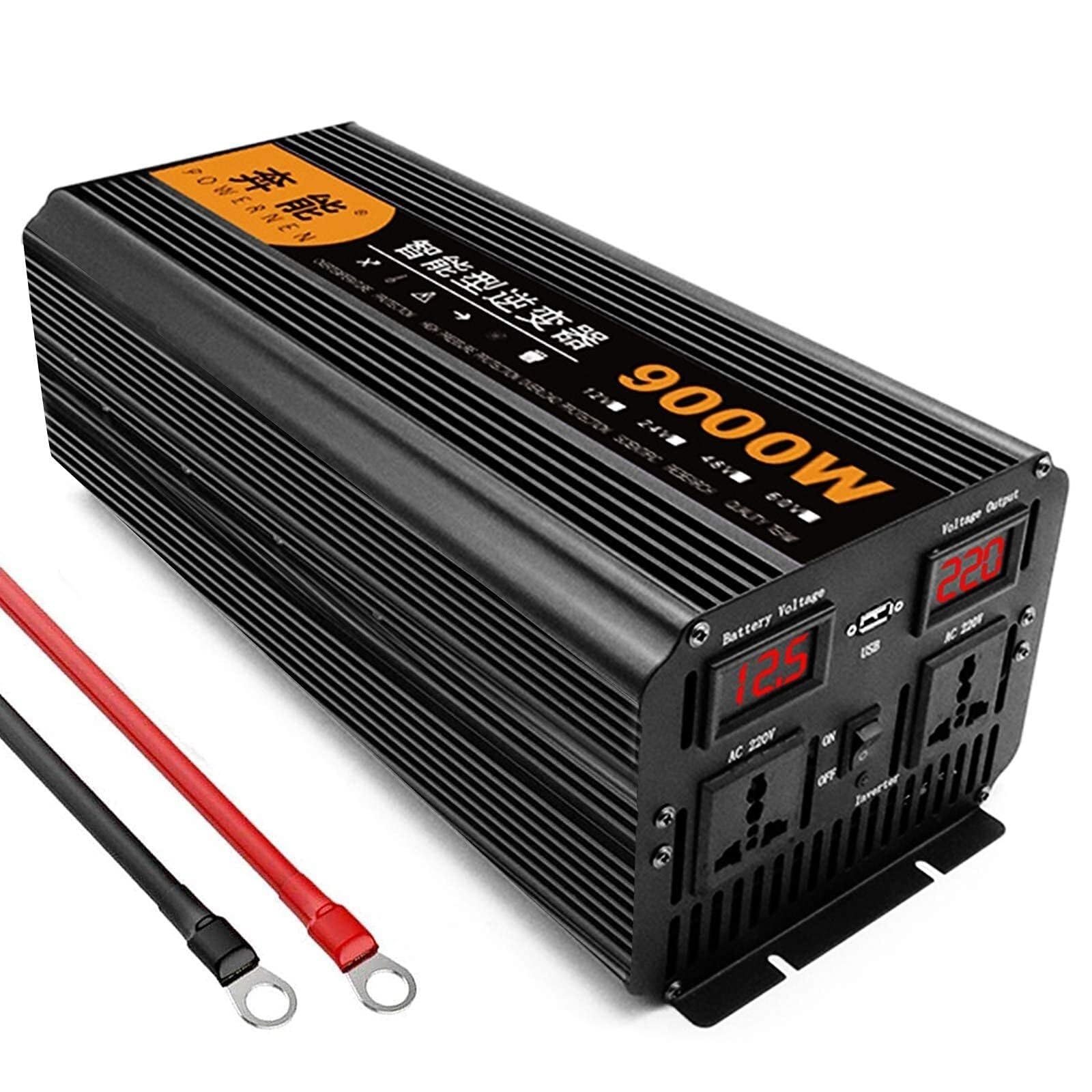 Pure Sine Wave Power Inverter 12V 24V to 110V 220V
