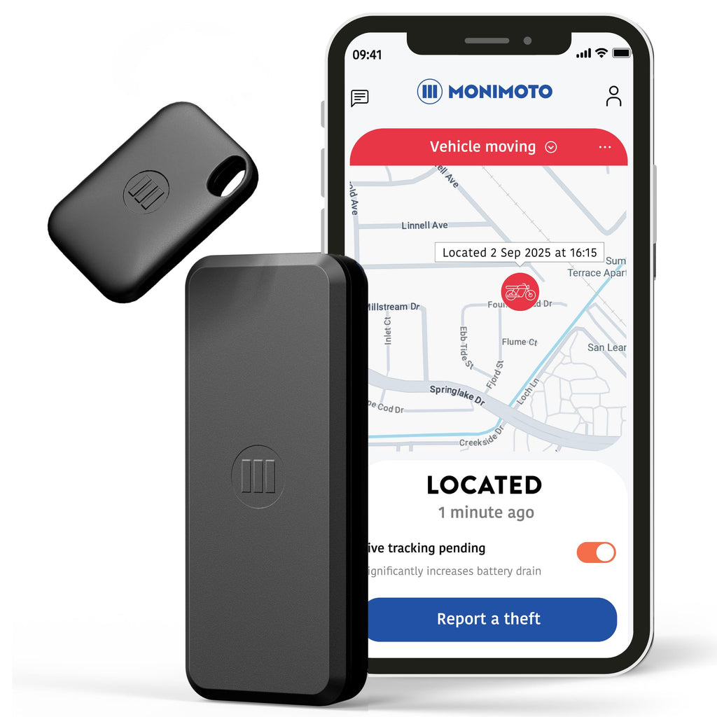Wireless Anti-Theft GPS Tracker for Motorcycles, ATVs and Boats