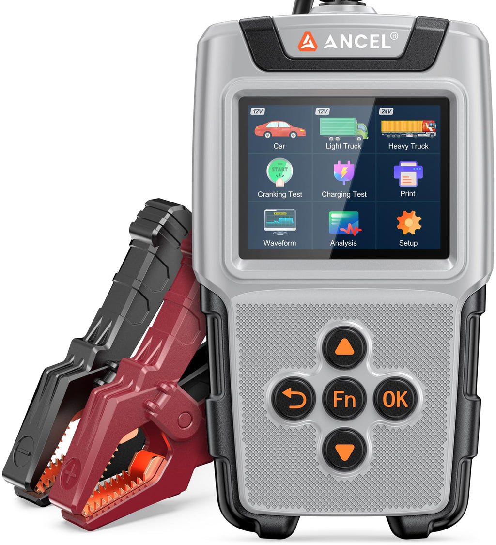 6V 12V 24V Digital Battery Load Tester and Charging System Analyzer