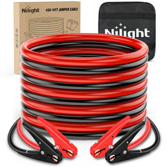 Heavy-Duty Battery Jumper Cables with Carrying Bag