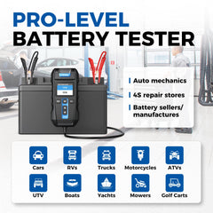 12V 24V Digital Battery Load Tester with Built-In Printer