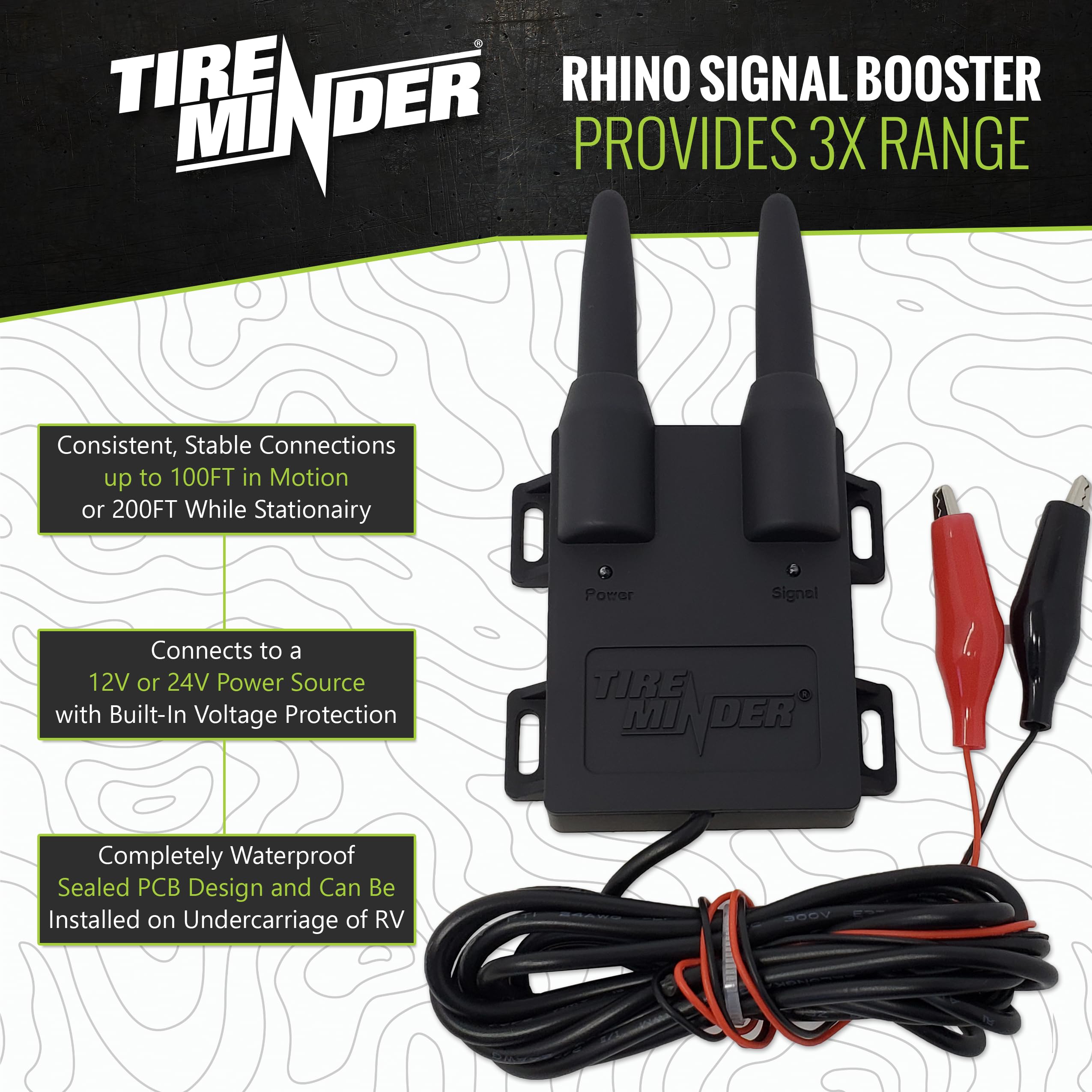 Tire Pressure Monitoring System with 3.15-Inch LCD Display and 10 Sensors