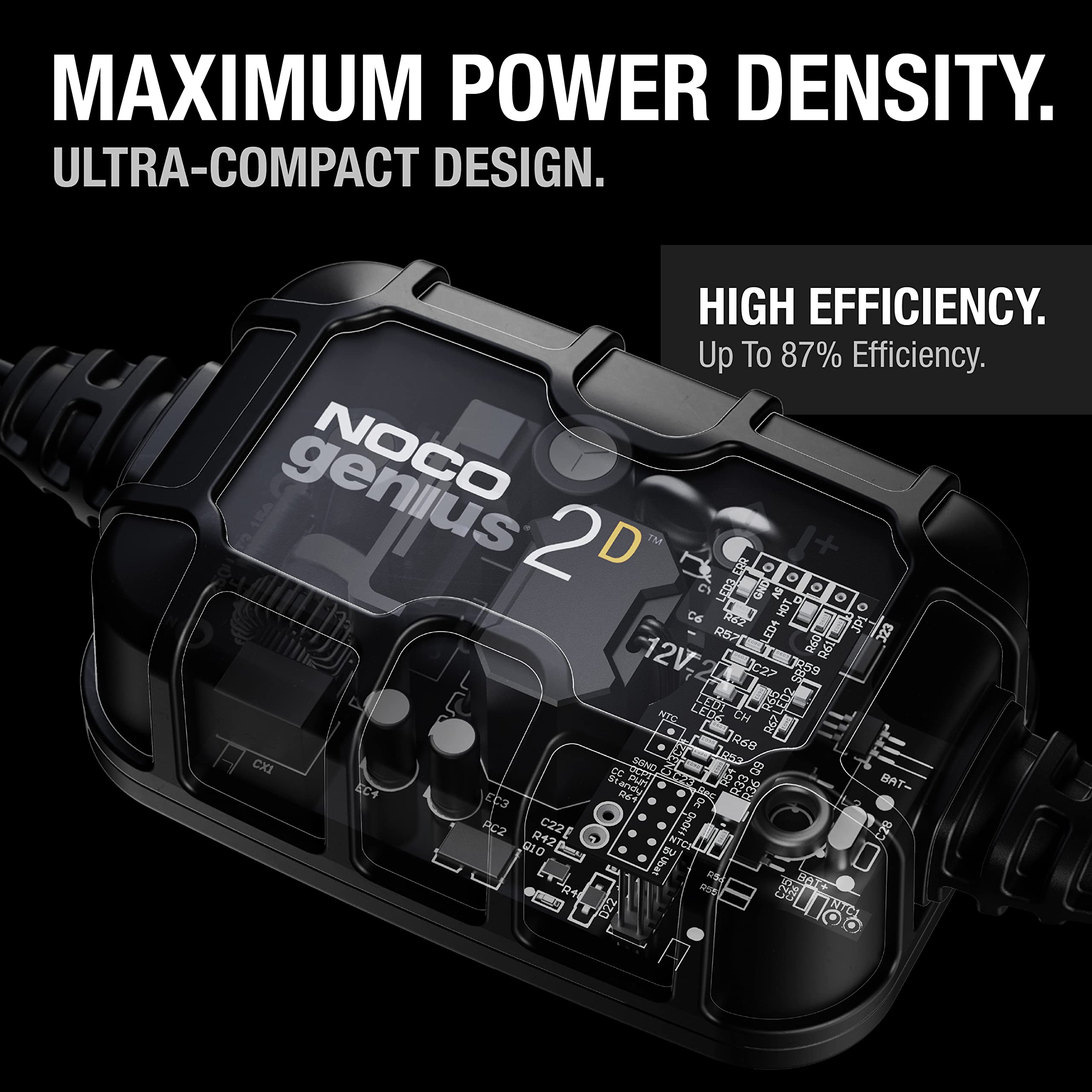 12V Smart Onboard Battery Charger and Maintainer