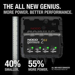 4-Bank 6V 12V Smart Battery Charger and Maintainer