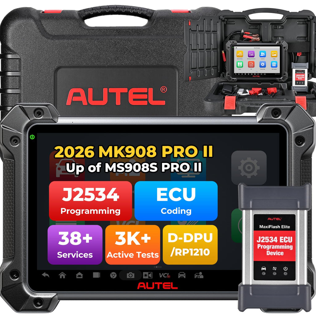 Autel Scanner MaxiCOM MK908 Pro II, J2534 ECU Function as Elite 2 Pro MS909