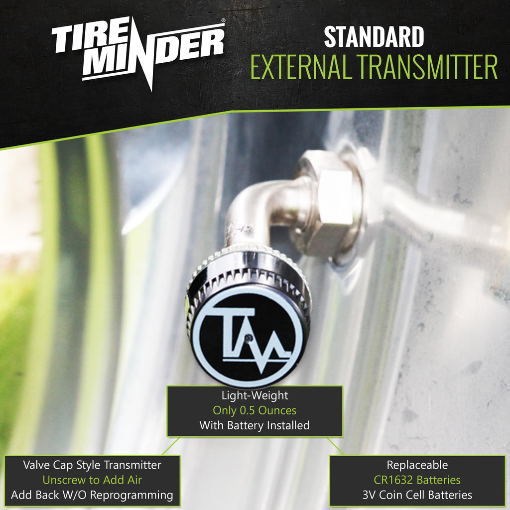 Tire Pressure Monitoring System with 3.15-Inch LCD Display and 10 Sensors