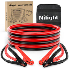 Heavy-Duty Battery Jumper Cables with Carrying Bag