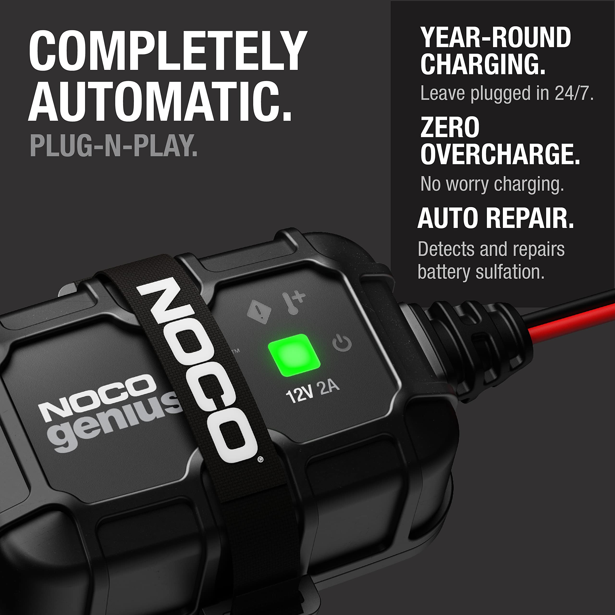 12V Smart Onboard Battery Charger and Maintainer