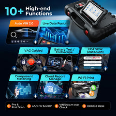 Autel Scanner MaxiCOM MK908 Pro II, J2534 ECU Function as Elite 2 Pro MS909