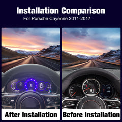12.3 Inch Digital Instrument Cluster for Porsche Cayenne 2011-2017