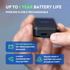 Wireless Anti-Theft GPS Tracker for Motorcycles, ATVs and Boats