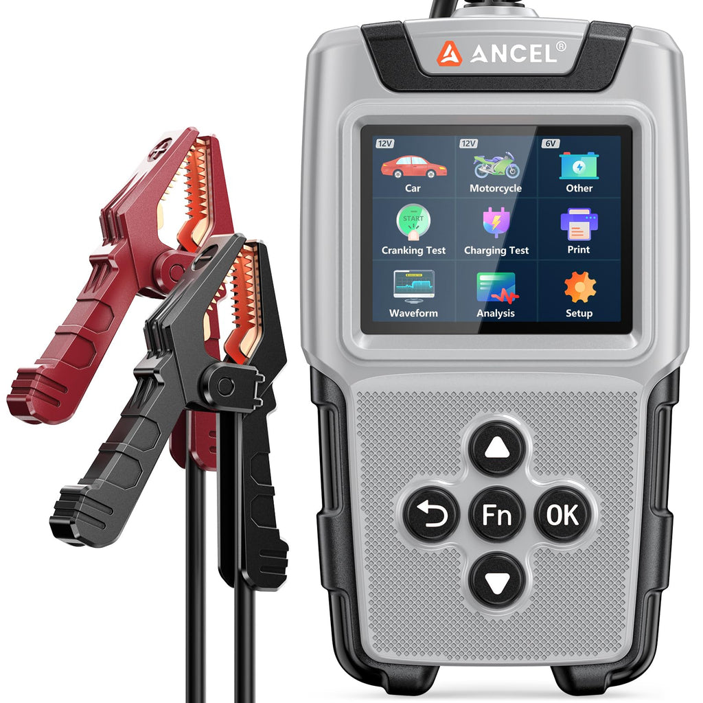 6V 12V 24V Digital Battery Load Tester and Charging System Analyzer