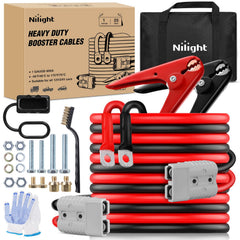 Heavy-Duty Battery Jumper Cables with Carrying Bag