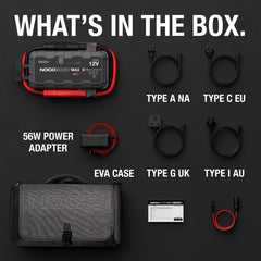 Portable 12V Lithium Jump Starter 5250A for Gas and Diesel Engines