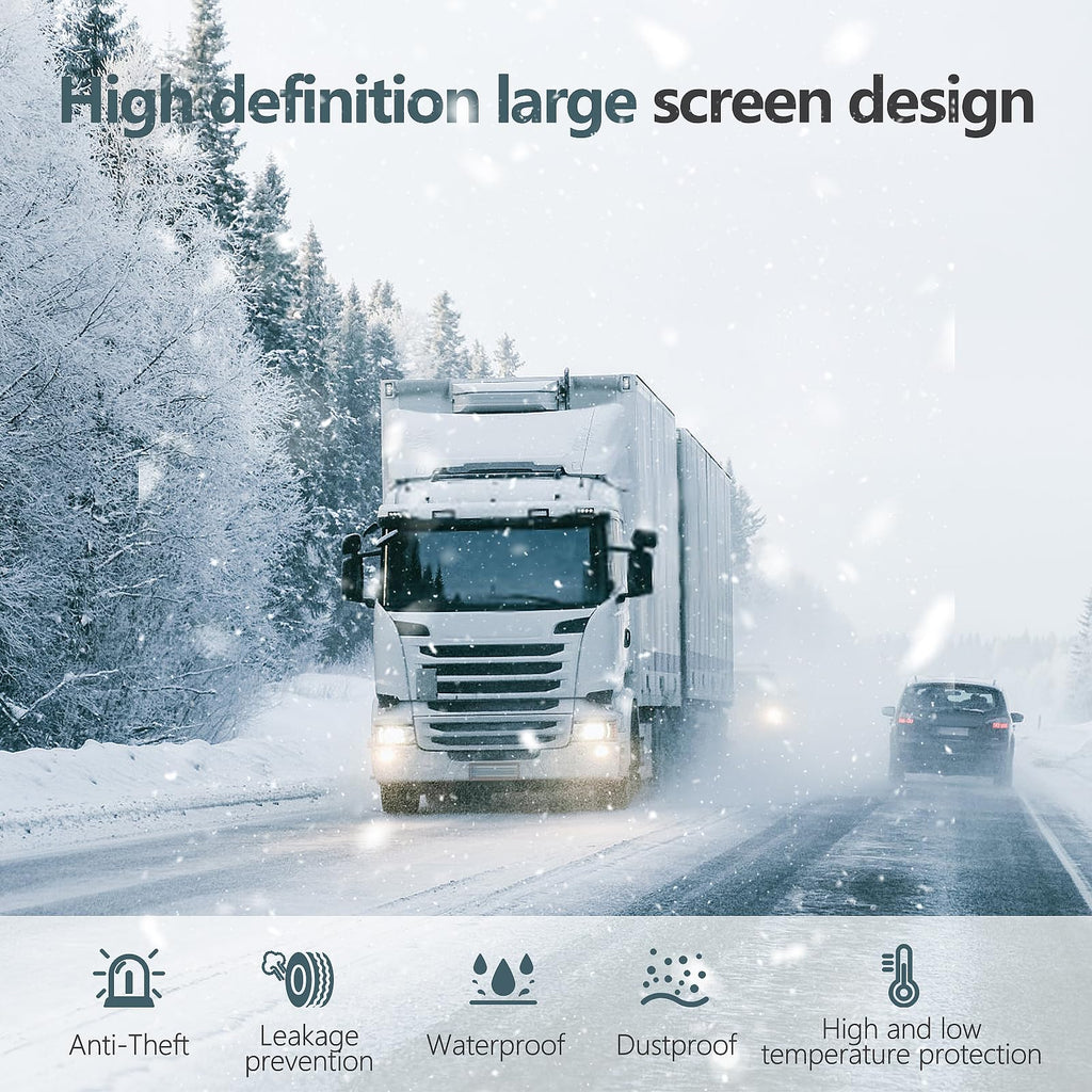 Solar Tire Pressure Monitoring System for RVs Trucks and Trailers