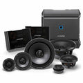 6.5-Inch 3-Way Component Speakers with 4-Channel Amplifier Bundle
