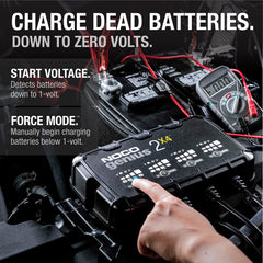 4-Bank 6V 12V Smart Battery Charger and Maintainer